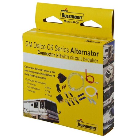 Eaton Bussmann Delco CS Series Alternator Connector Kit for GM B6P-RBGMKIT
